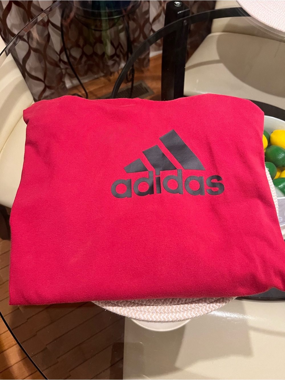 Two Adidas Hoodies - Men's 2XL Black & Red - Picture 2 of 6